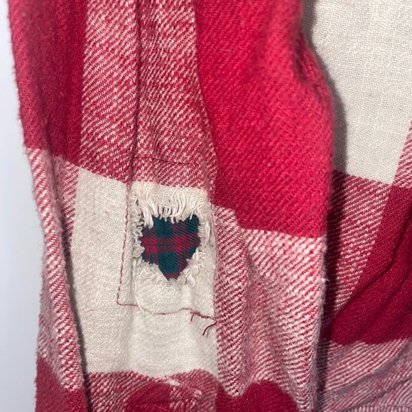 American Eagle Cozy Cabin Medium Cropped Plaid Hoodie with Elbow Patches‎ - Picture 5 of 5